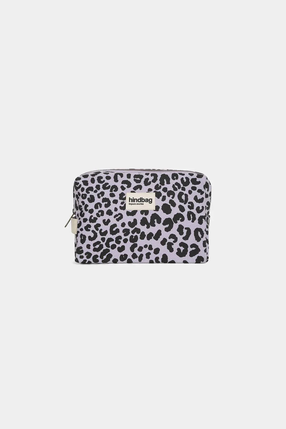 Hindbag - LEON Kulturbeutel | Leopard Lilas - ROSA ECK Concept Store