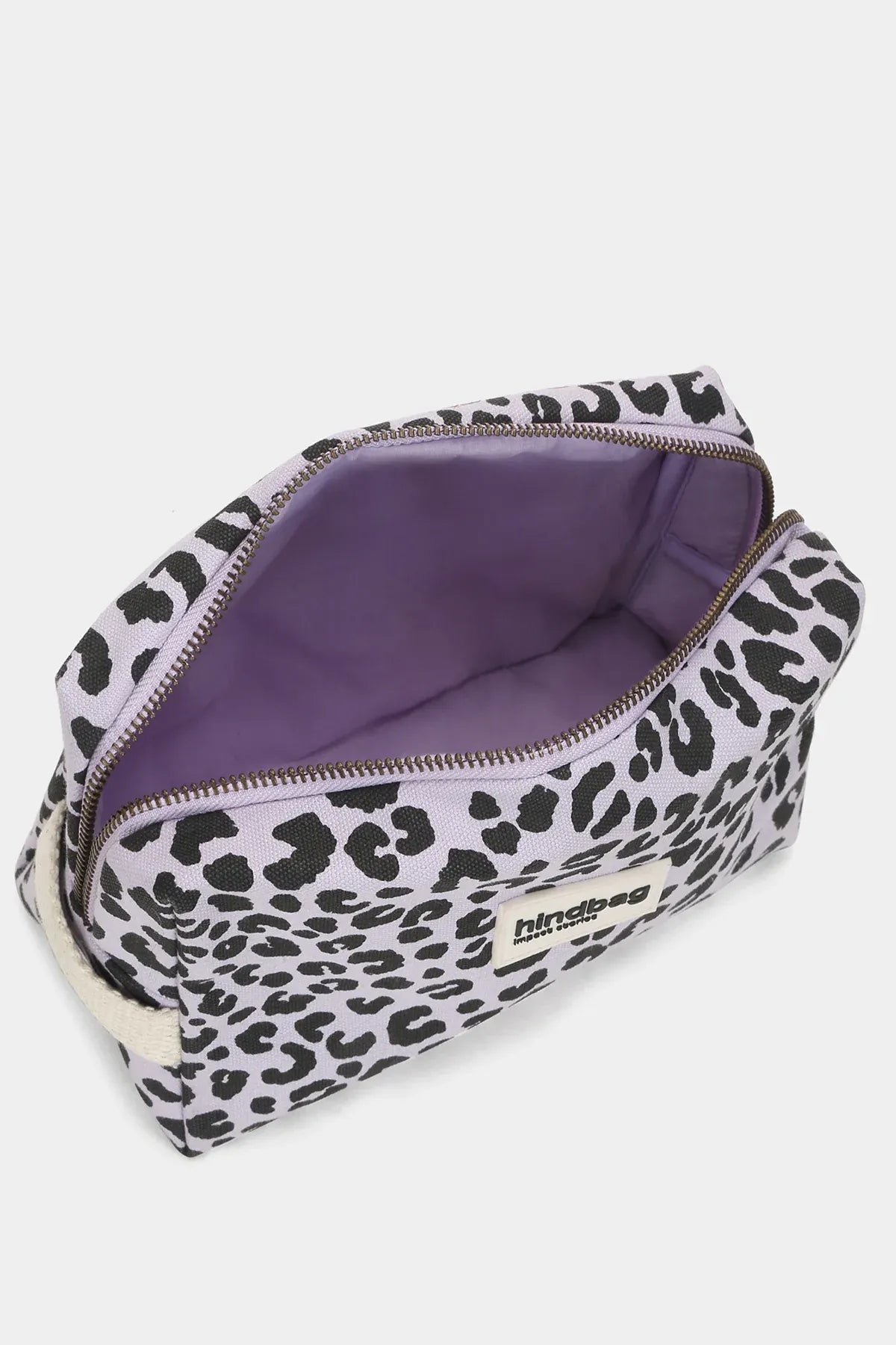 Hindbag - LEON Kulturbeutel | Leopard Lilas - ROSA ECK Concept Store