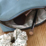 Hindbag - LEON Kulturbeutel/Kosmetiktasche Salbeigrün - ROSA ECK - Sauge, ,