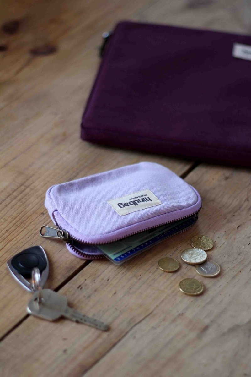 Hindbag - LILI Geldbeutel Flieder - ROSA ECK - Flieder, Lilas,