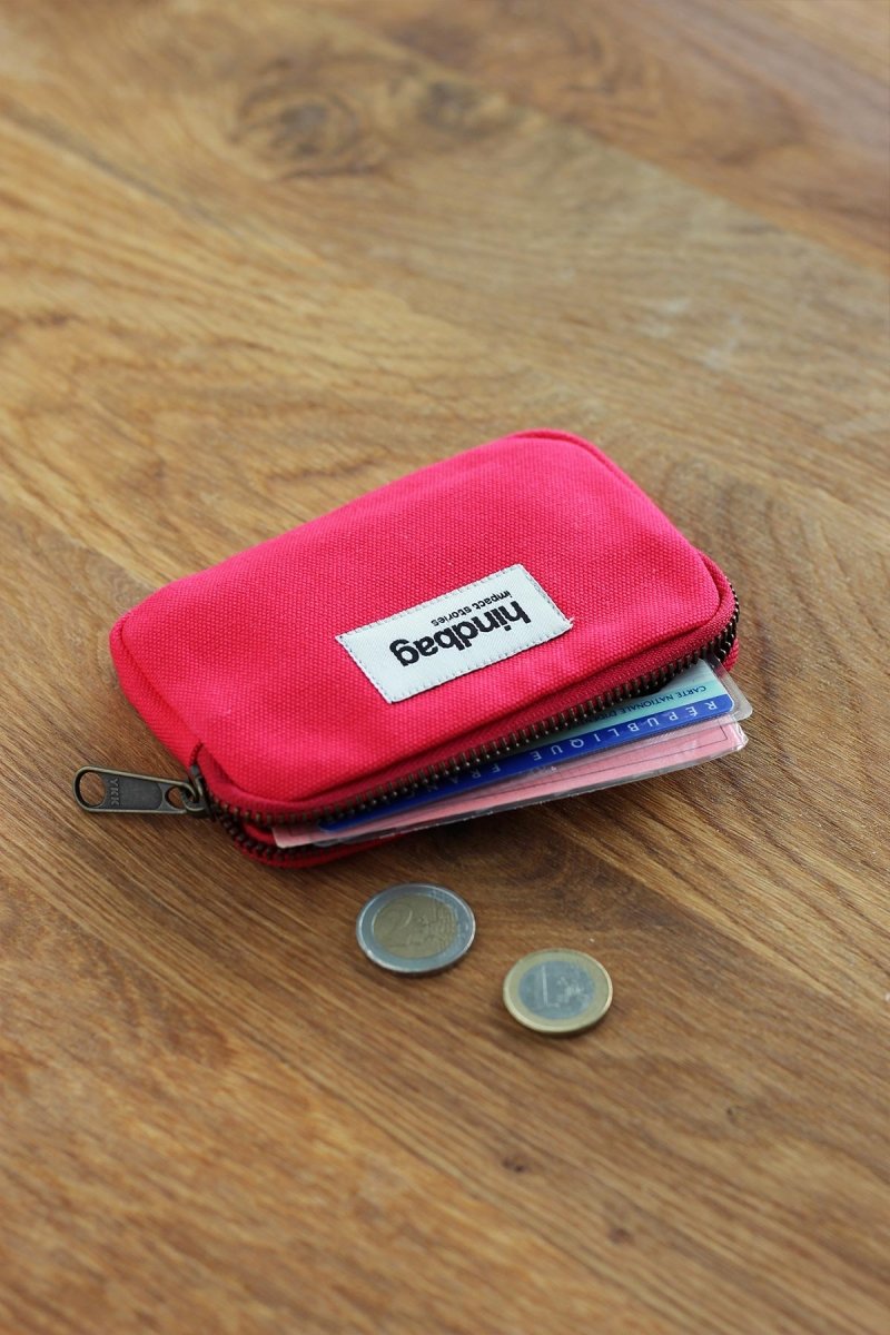 Hindbag - LILI Geldbeutel Fuchsia Pink - ROSA ECK - Fushia, Pink,