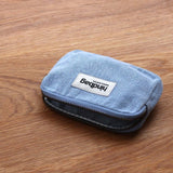 Hindbag - LILI Geldbeutel Jeans Blau - ROSA ECK - Blau, Denim bleu,