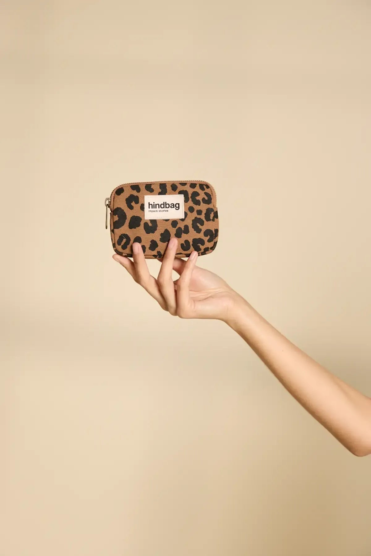 Hindbag - LILI Geldbeutel | Leopard Cannelle - ROSA ECK Concept Store