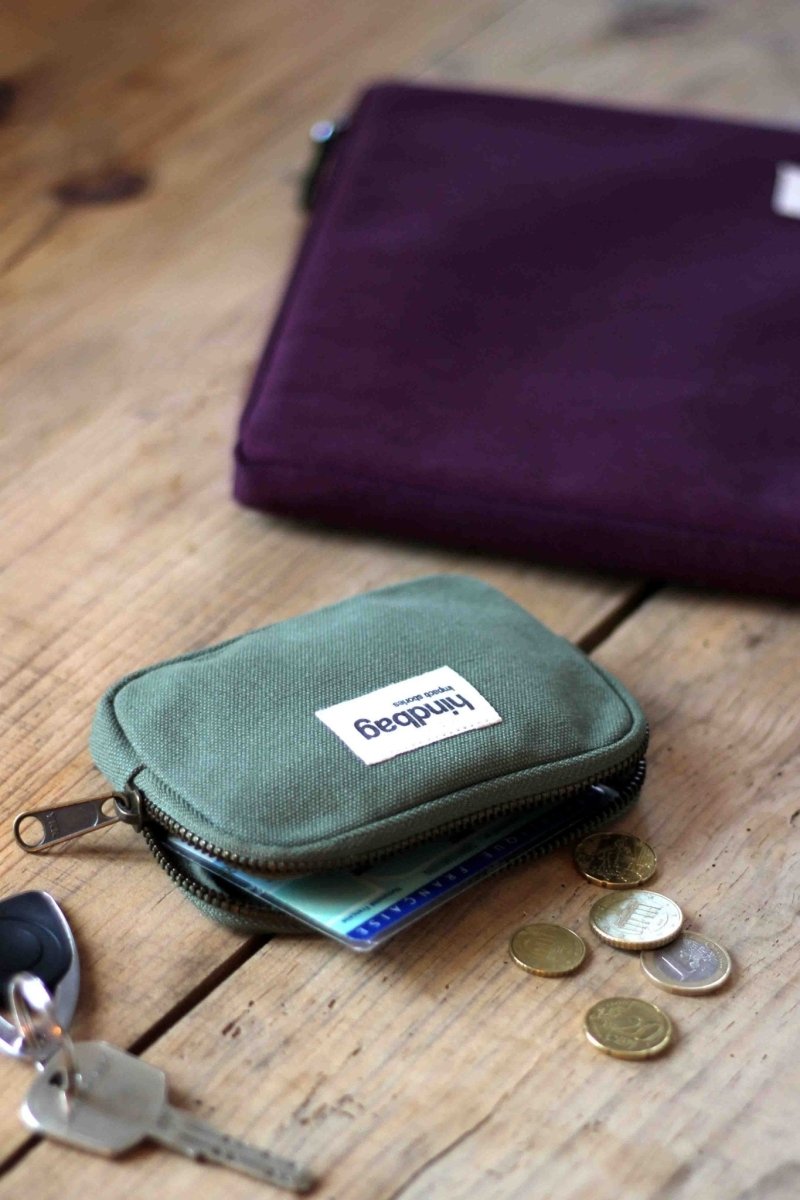 Hindbag - LILI Geldbeutel Olivgrün - ROSA ECK - Olive, ,