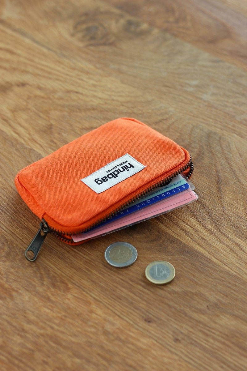 Hindbag - LILI Geldbeutel Orange - ROSA ECK - Holi orange, ,