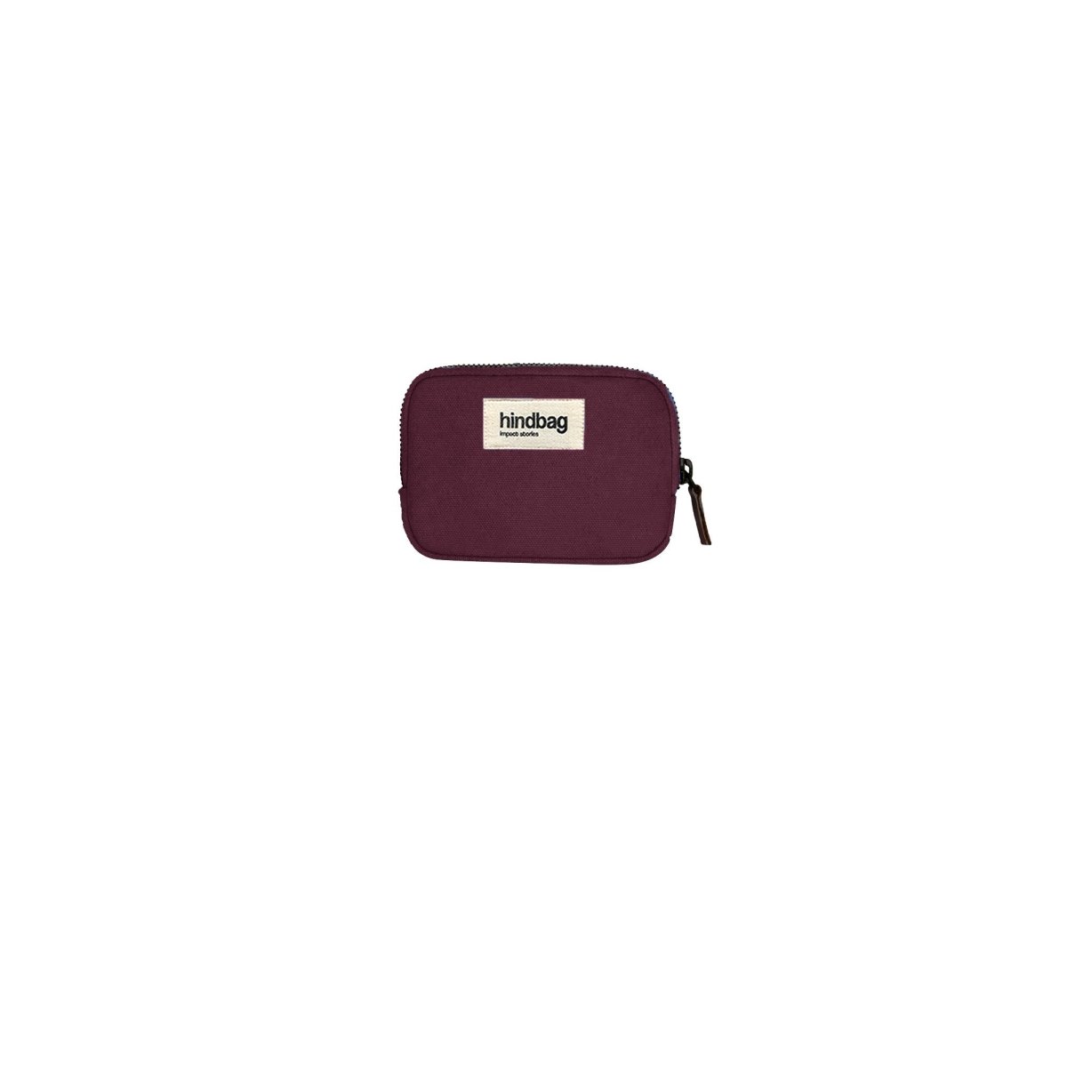 Hindbag - LILI Geldbeutel Pflaumenrot - ROSA ECK - Prune, ,