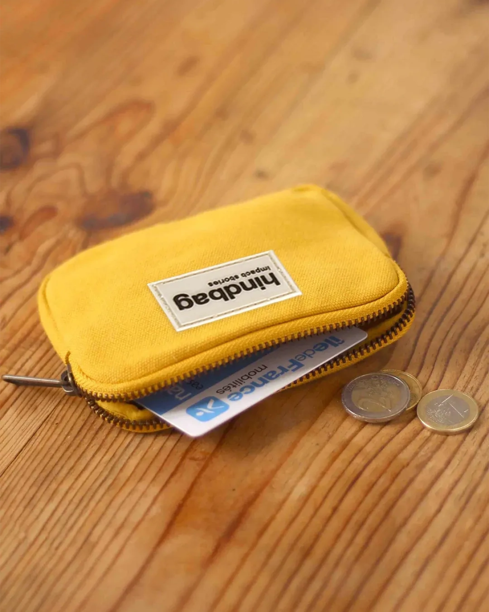 Hindbag - LILI Geldbeutel • Safrangelb - Geldbeutel - ROSA ECK Concept Store