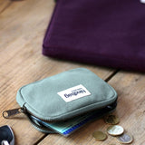 Hindbag - LILI Geldbeutel Salbeigrün - ROSA ECK - Sauge, ,
