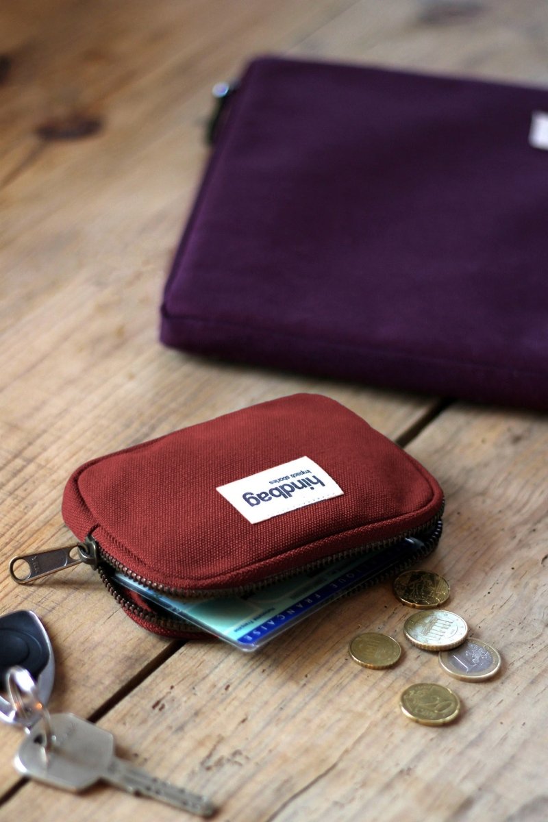 Hindbag - LILI Geldbeutel Terracotta - ROSA ECK - terracotta, ,