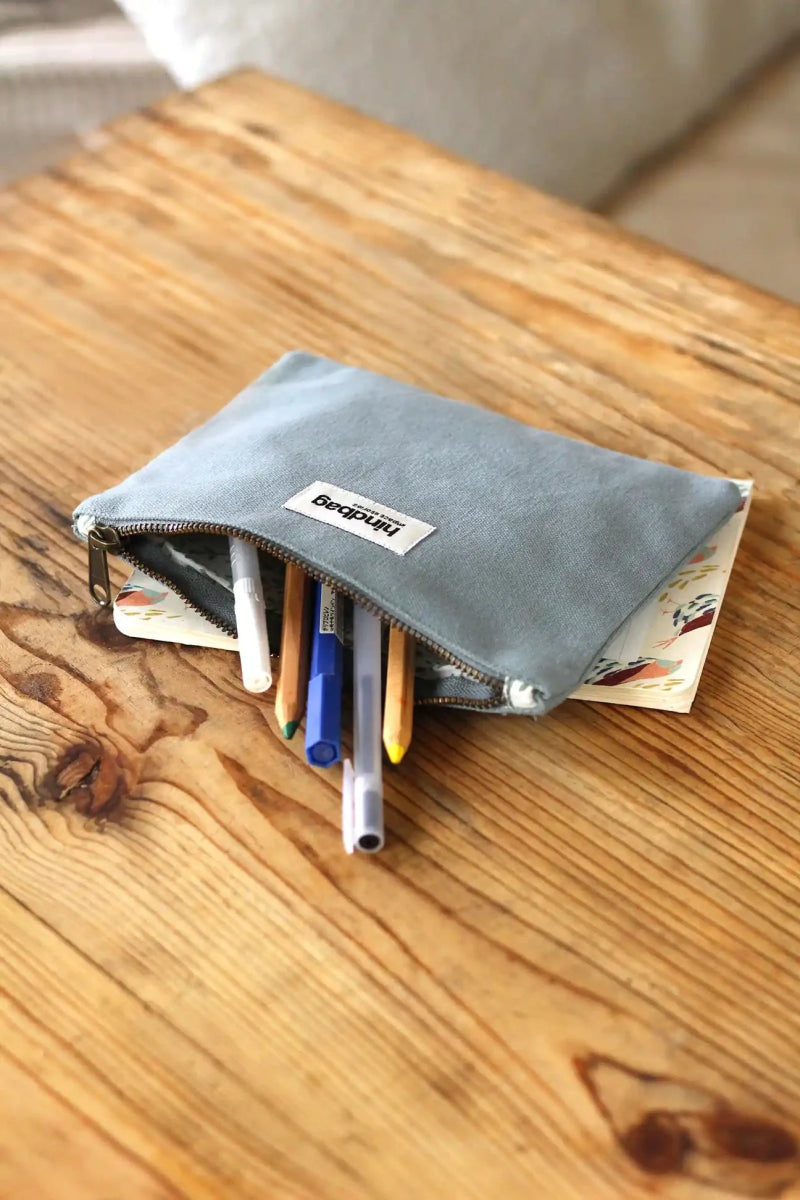 Hindbag - LOU Etui/Mäppchen | Sauge Salbeigrün - ROSA ECK - Grün, ,