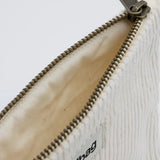 Hindbag - LOU Etui/Mäppchen | Velours Cord Weiß - ROSA ECK - Weiß, ,