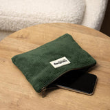 Hindbag - LOU Etuis/Mäppchen • Cord Tannengrün - Beutel - ROSA ECK