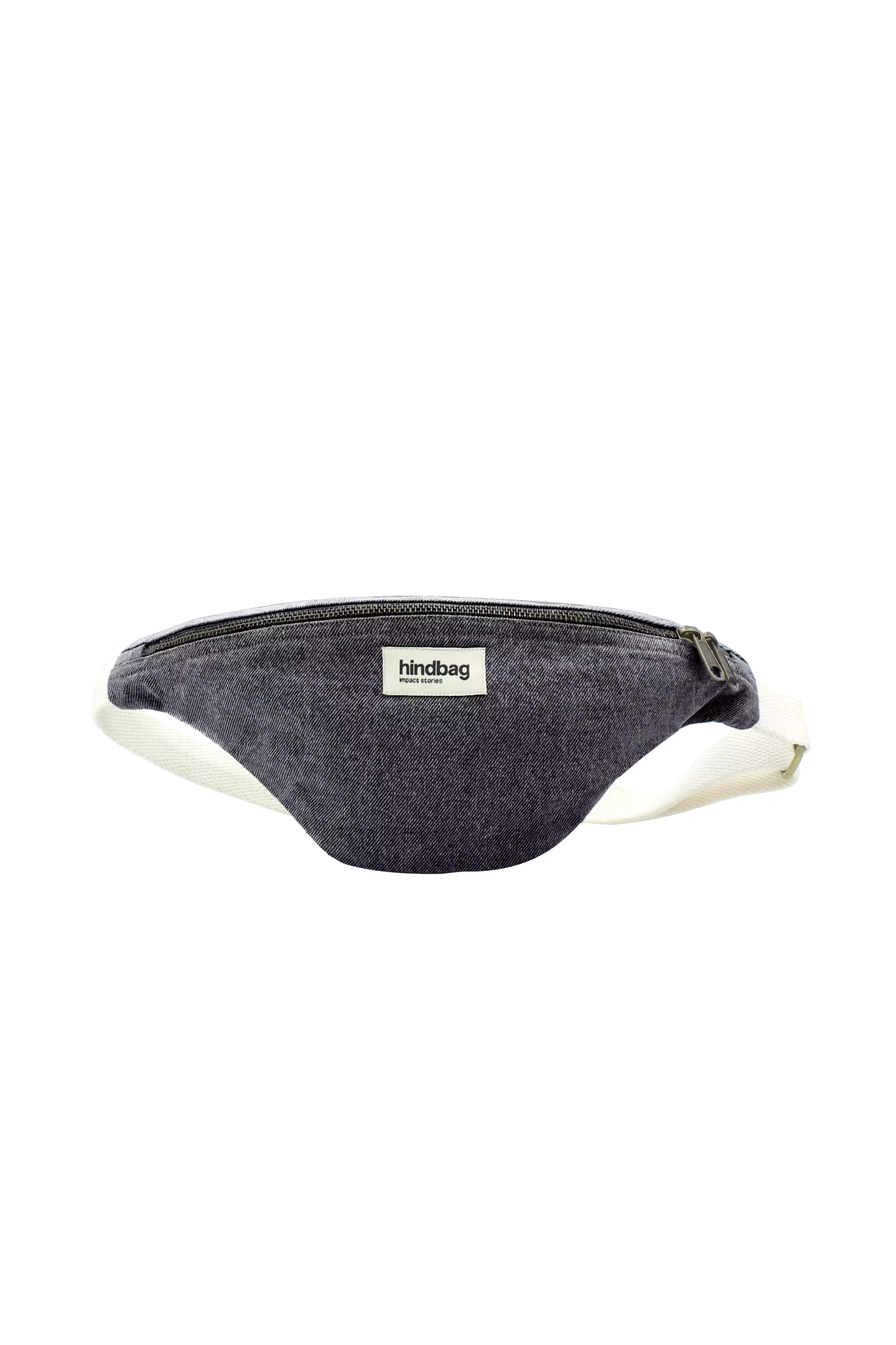 Hindbag - OLIVIA Bauchtasche Jeans Grau - ROSA ECK - Denim, Gris,