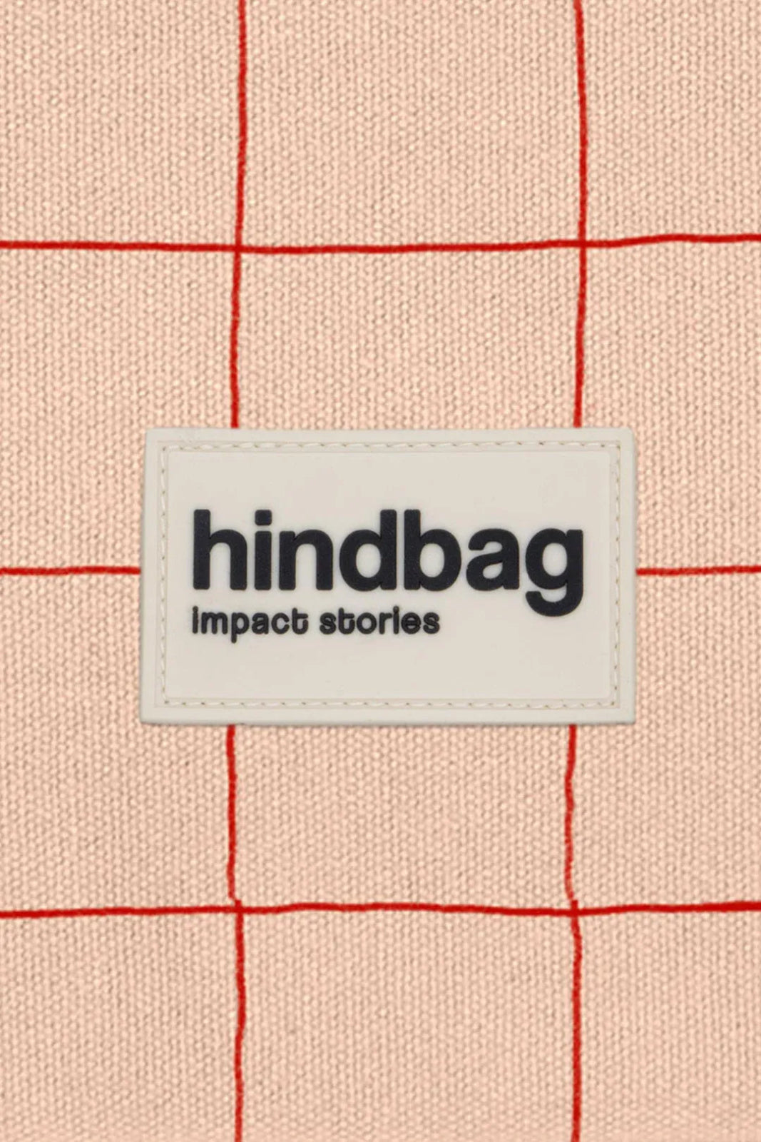 Hindbag - OLIVIA Bauchtasche • Karo Rosé / Rot - Bauchtasche - ROSA ECK