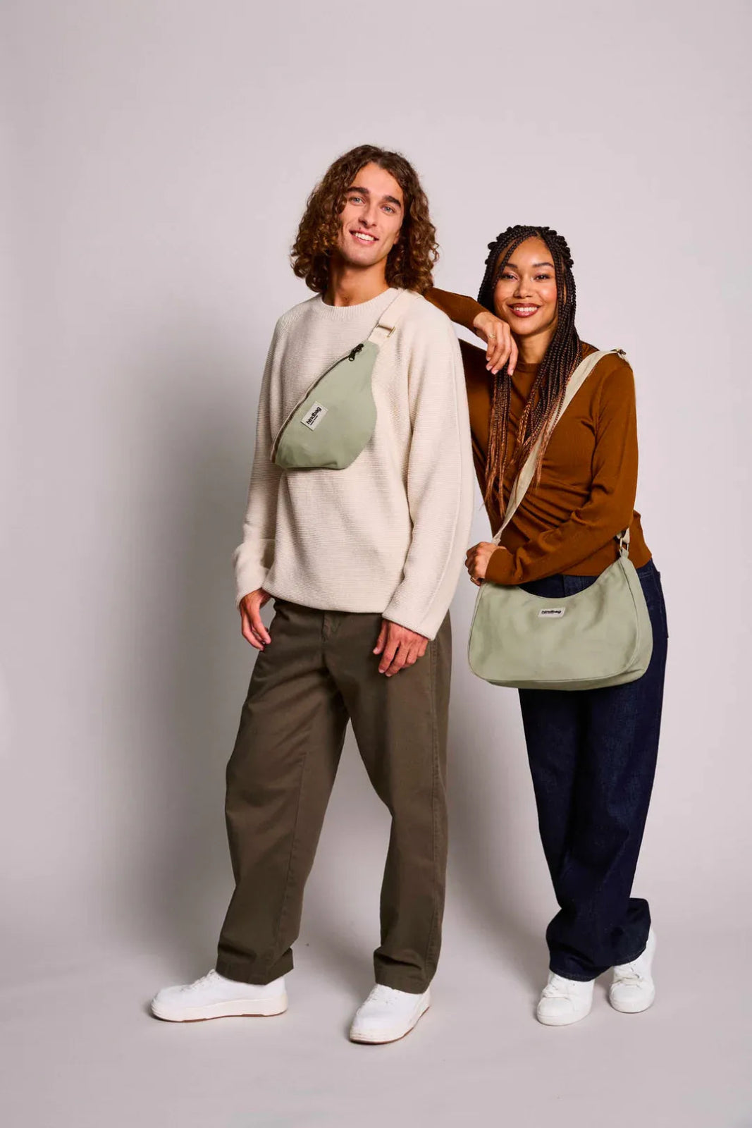 Hindbag - OLIVIA Bauchtasche • Lehmgrün - Bauchtasche - ROSA ECK