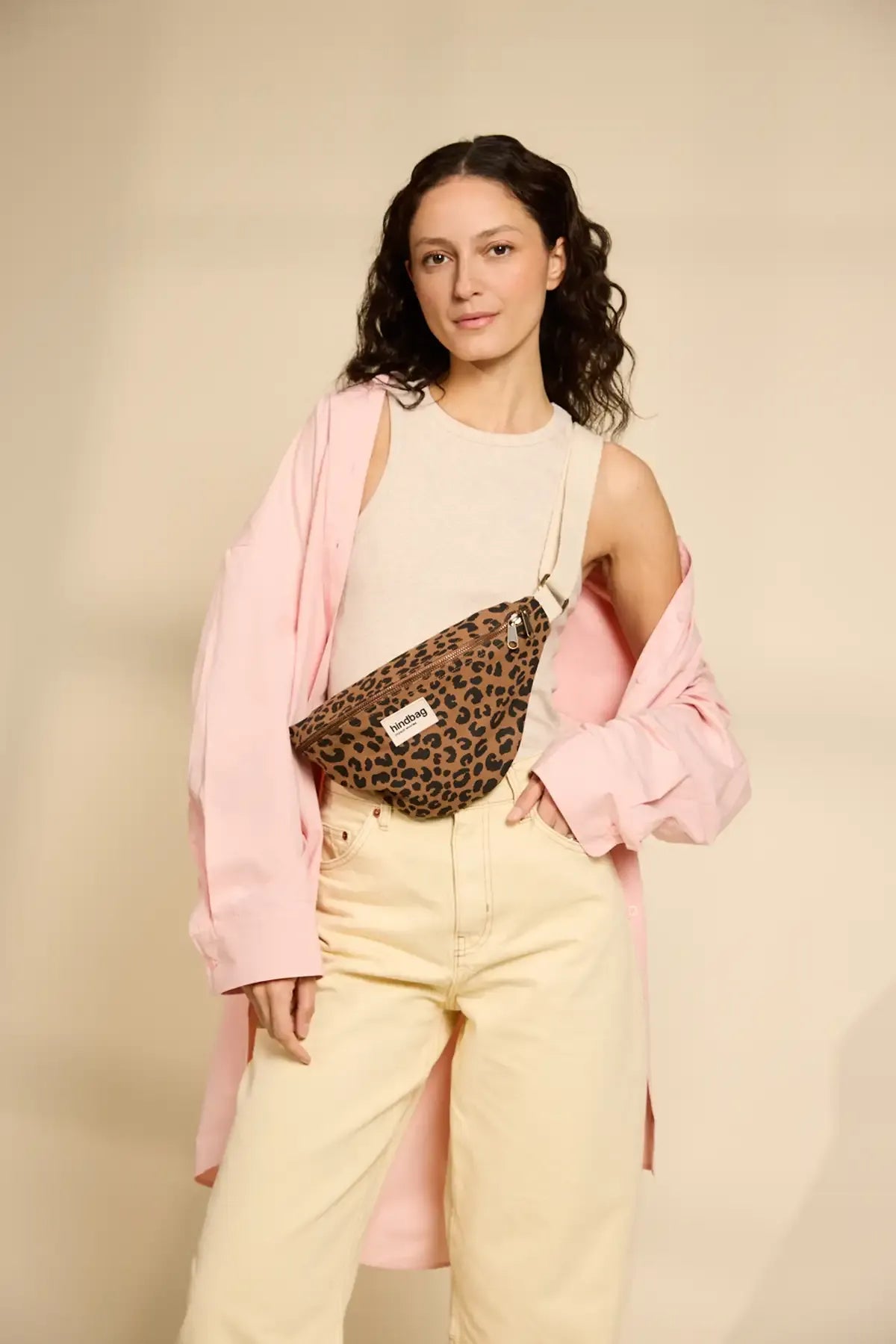 Hindbag - OLIVIA Bauchtasche | Leopard Cannelle - Bauchtasche - ROSA ECK Concept Store