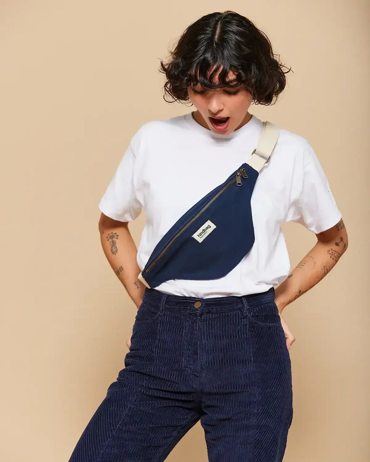 Hindbag - OLIVIA Bauchtasche | Navy - Bauchtasche - ROSA ECK Concept Store