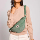 Hindbag - SASHA Bauchtasche • Cord Mintgrün - Bauchtasche - ROSA ECK