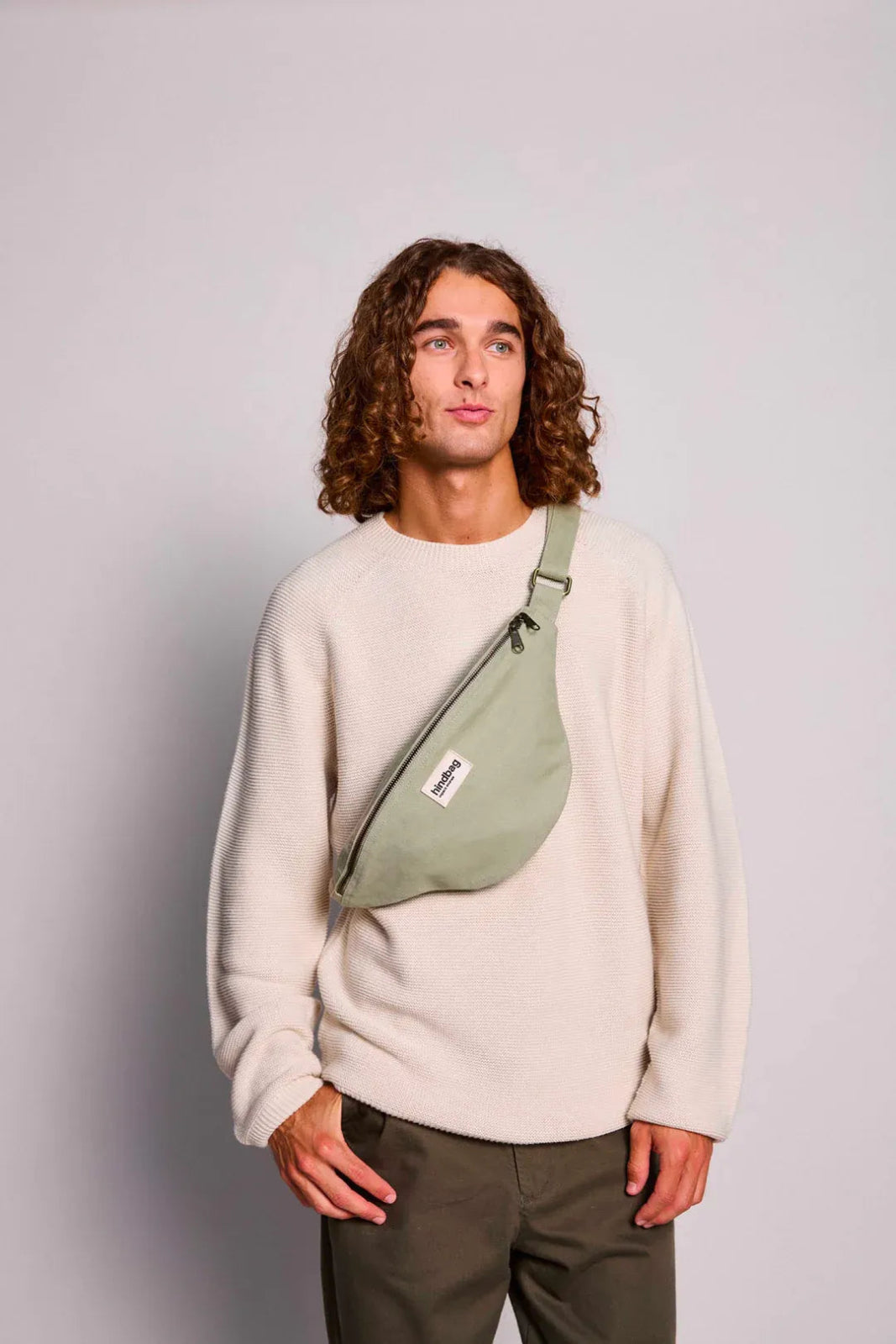 Hindbag - SASHA Bauchtasche • Lehmgrün - Bauchtasche - ROSA ECK
