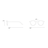 IZIPIZI - #D SUN Sonnenbrille | Blue Tortoise - Sonnenbrille - ROSA ECK Concept Store