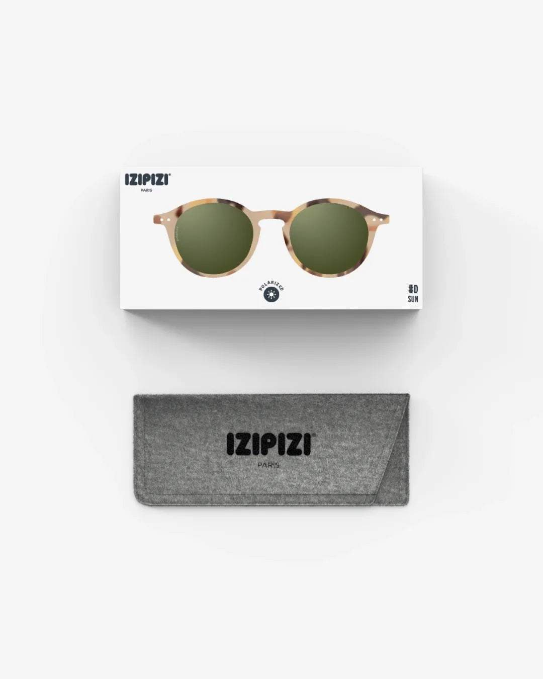 IZIPIZI - D SUN Sonnenbrille • Light Tortoise Polarized - Sonnenbrille - ROSA ECK Concept Store
