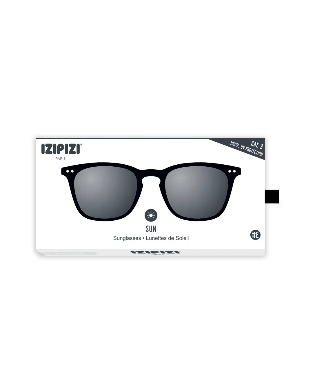 IZIPIZI - #E SUN Sonnenbrille | Black - Sonnenbrille - ROSA ECK Concept Store
