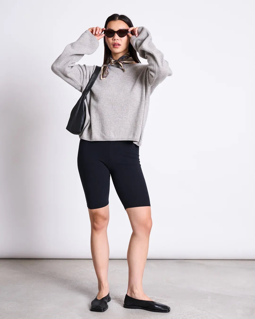 JAN ‘N JUNE - BIKER SHORTS BLACK GOTS - Hose - ROSA ECK Concept Store