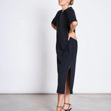JAN ‘N JUNE - SHIRT DRESS CROVIE BLACK Kleid - Kleid - ROSA ECK Concept Store