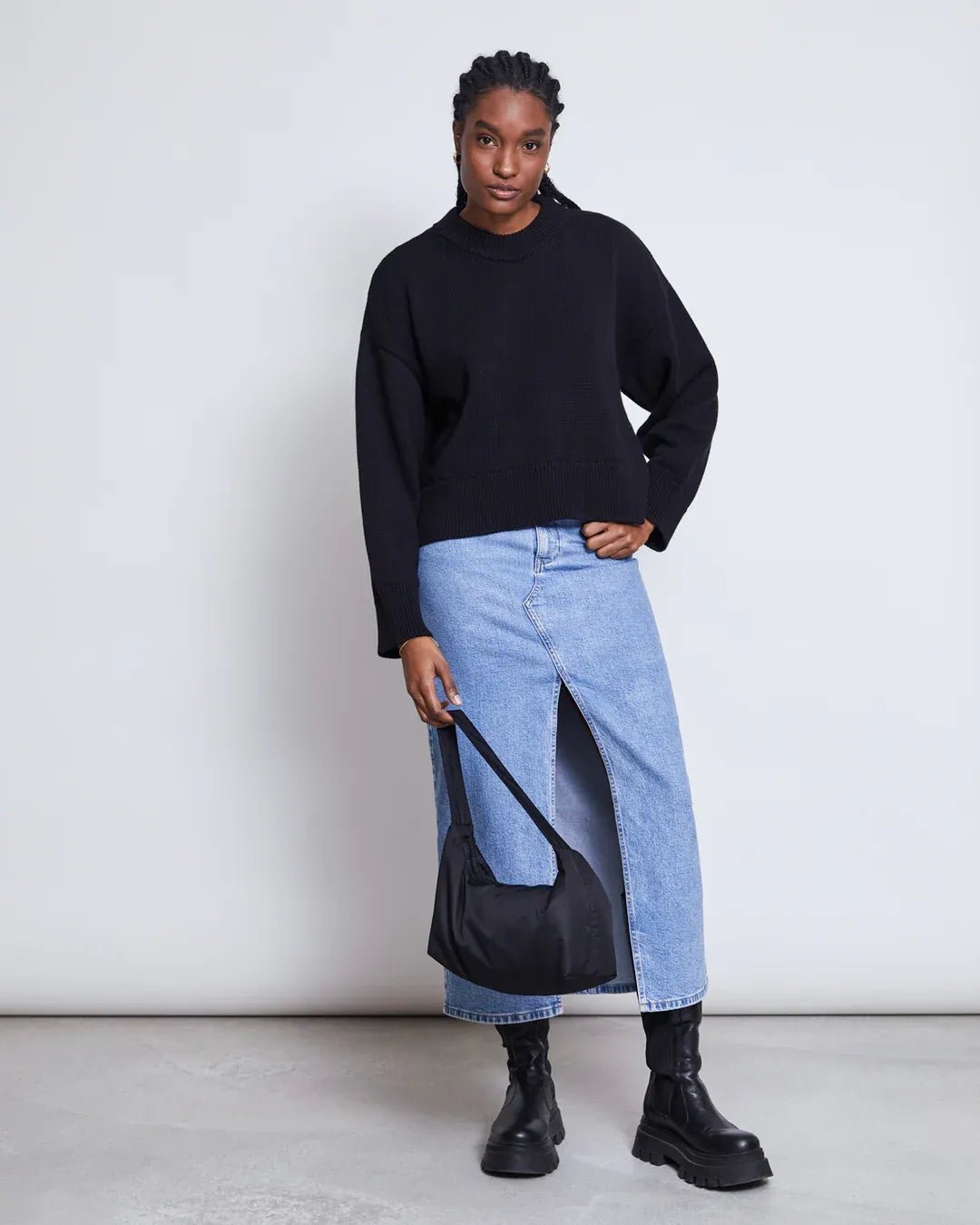 JAN ‘N JUNE - YAGMUR Jumper • Schwarz - Pullover - ROSA ECK Concept Store