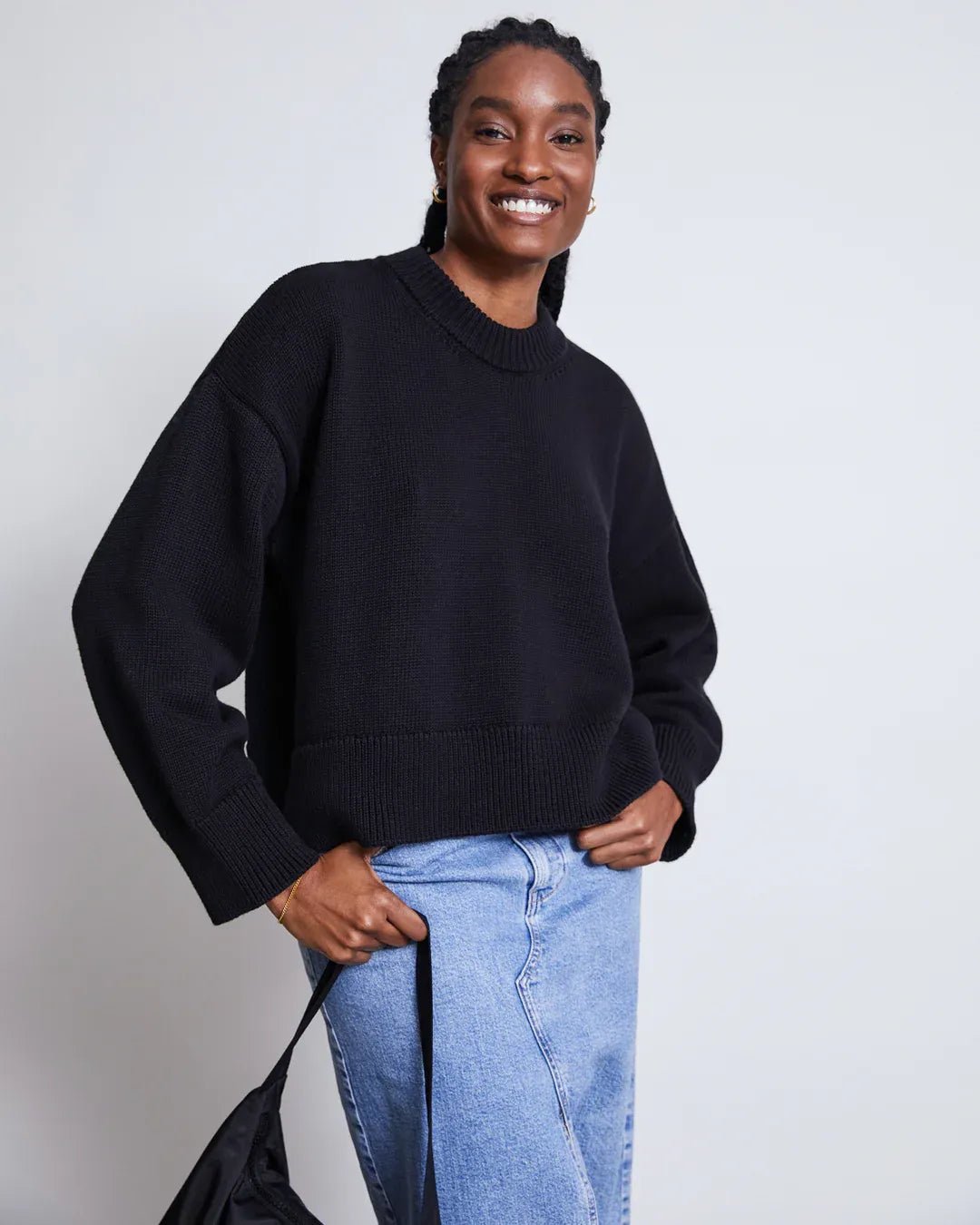 JAN ‘N JUNE - YAGMUR Jumper • Schwarz - Pullover - ROSA ECK Concept Store