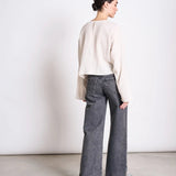 JAN ‘N JUNE - YAME Crinkle Bluse • Offwhite - ROSA ECK Concept Store