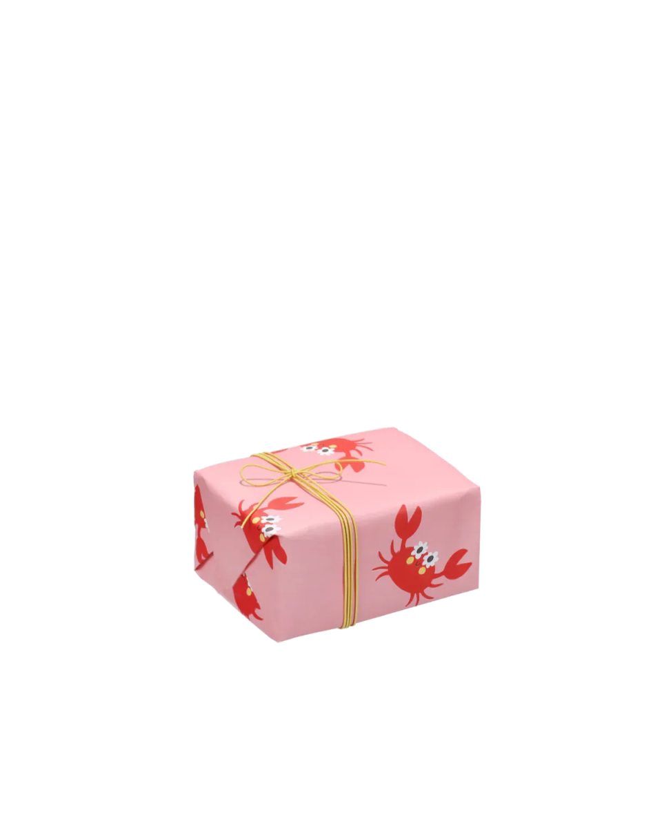 Kado Design - Geschenkpapier • Rosa mit Kraben - Motiv von Anne Pascal - Geschenkpapier - ROSA ECK Concept Store