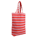 Kado Design - Gestreifte Tragetasche | poppy red + litchi - ROSA ECK Concept Store