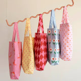 Kado Design - Karierte Tragetasche | diamond grapefruit + brick - ROSA ECK Concept Store