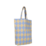 Kado Design - Karierte Tragetasche | diamond vanille + ice - ROSA ECK Concept Store