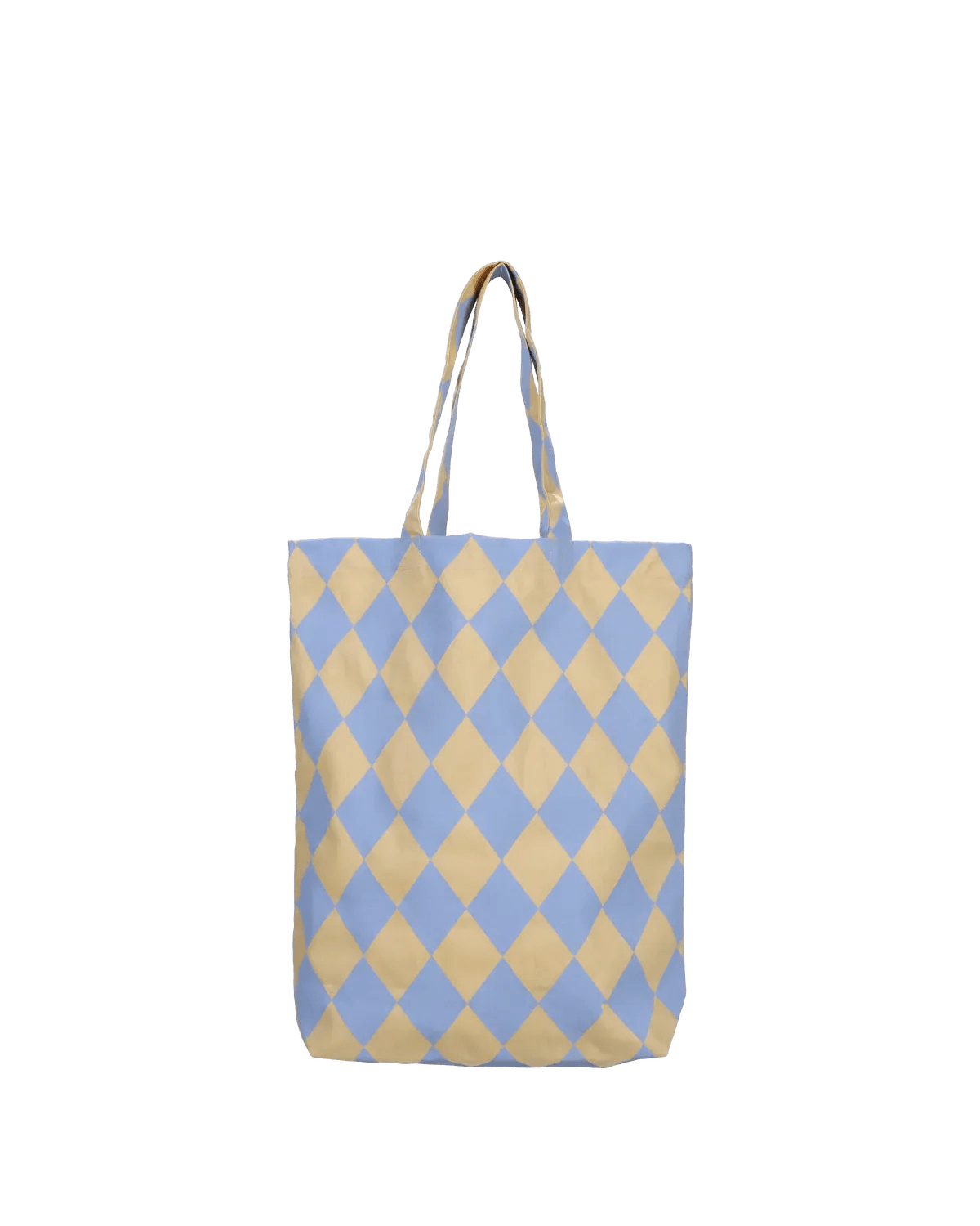 Kado Design - Karierte Tragetasche | diamond vanille + ice - ROSA ECK Concept Store
