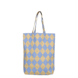 Kado Design - Karierte Tragetasche | diamond vanille + ice - ROSA ECK Concept Store