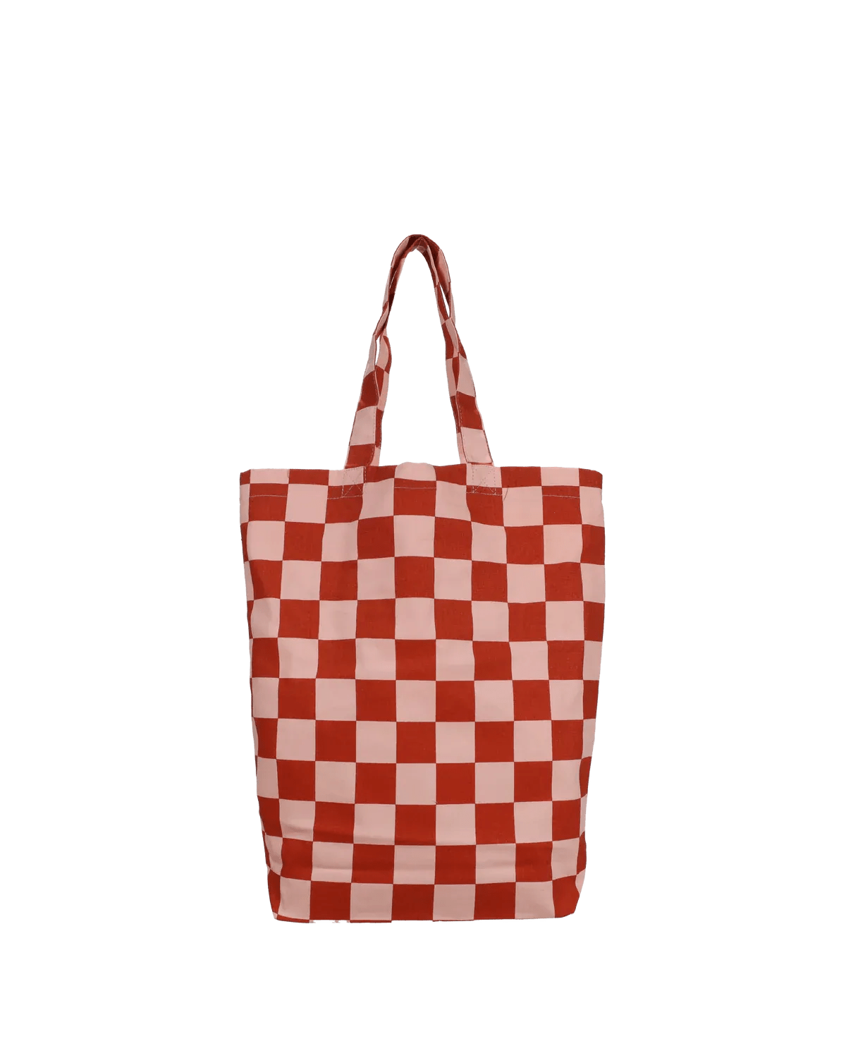 Kado Design - Karierte Tragetasche | ginger + faded pink - ROSA ECK Concept Store