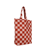 Kado Design - Karierte Tragetasche | ginger + faded pink - ROSA ECK Concept Store