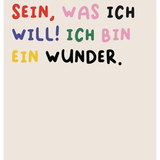KinderStärken - WUNDER Poster (50 x 70 cm) - ROSA ECK - Bunt, Kinder, Papier