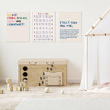 KinderStärken - WUNDER Poster (50 x 70 cm) - ROSA ECK - Bunt, Kinder, Papier