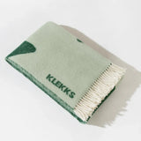 KLEKKS - KLEKKS NO. 18 Wolldecke in Grün - Sofadecke - ROSA ECK -