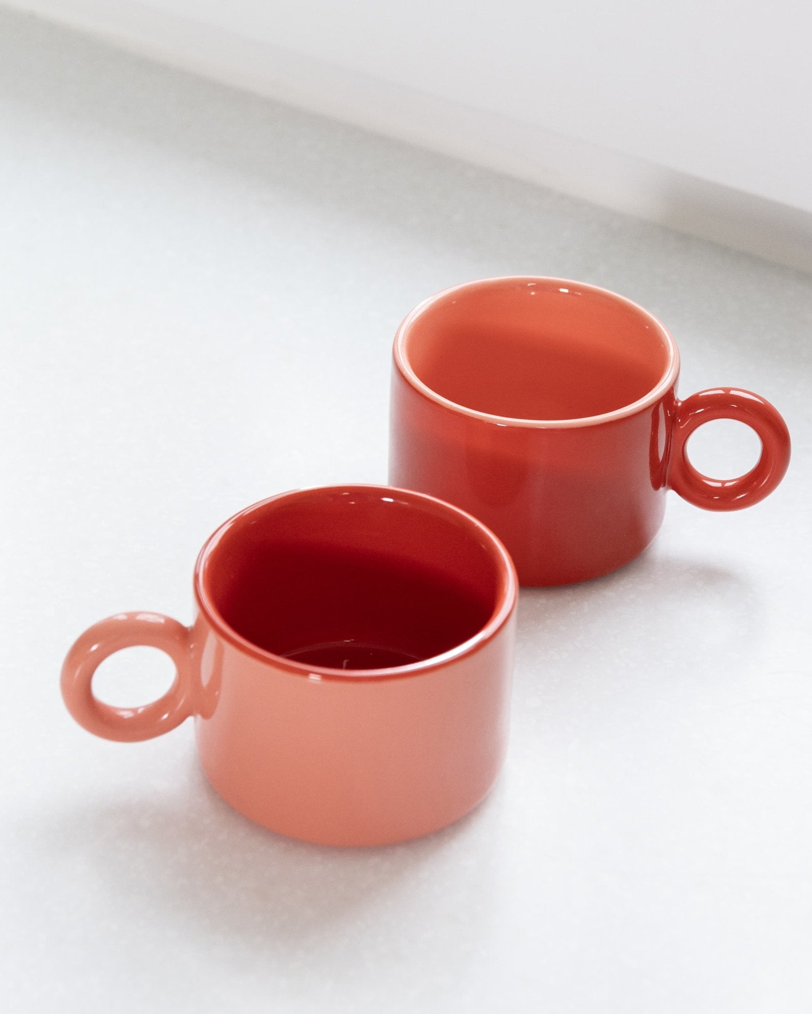 &Klevering - CHIQUITO Tasse | Rosa - Kaffee - und Teetasse - ROSA ECK -