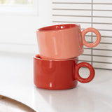 &Klevering - CHIQUITO Tasse | Rosa - Kaffee - und Teetasse - ROSA ECK -