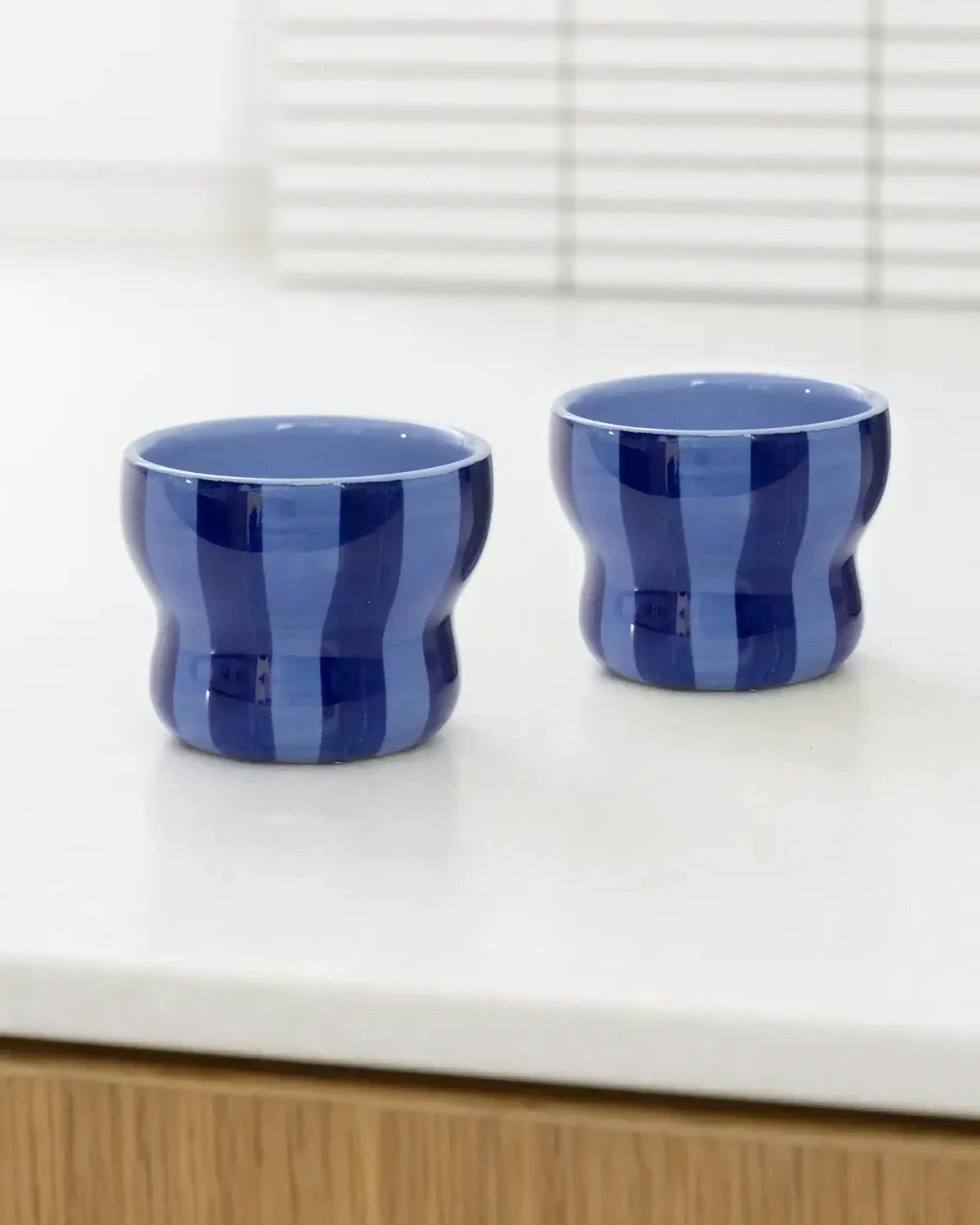 &Klevering - CIRCUS Becher (200 ml) | Blau - Kaffee - und Teetasse - ROSA ECK Concept Store