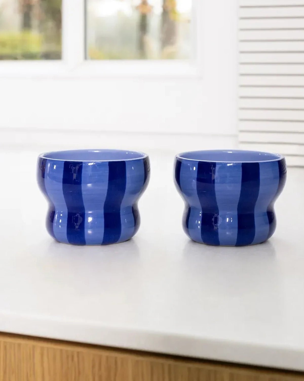 &Klevering - CIRCUS Becher (200 ml) | Blau - Kaffee - und Teetasse - ROSA ECK Concept Store