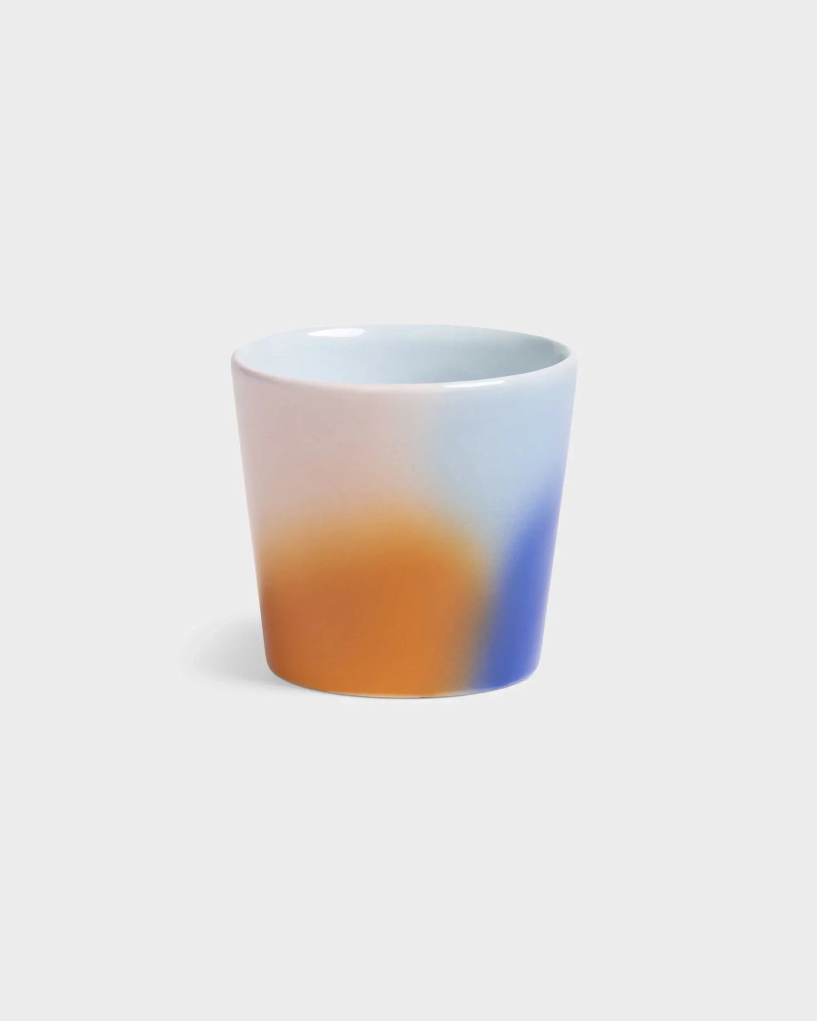 &Klevering - HUE Kleiner Becher (140 ml) | Blau - Rosa - Kaffee - und Teetasse - ROSA ECK -