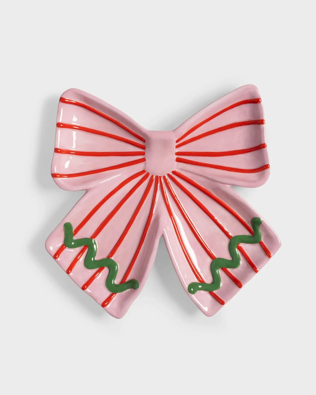 &Klevering - RIBBON Teller/Schmucktablett • Rosa - Tablett - ROSA ECK