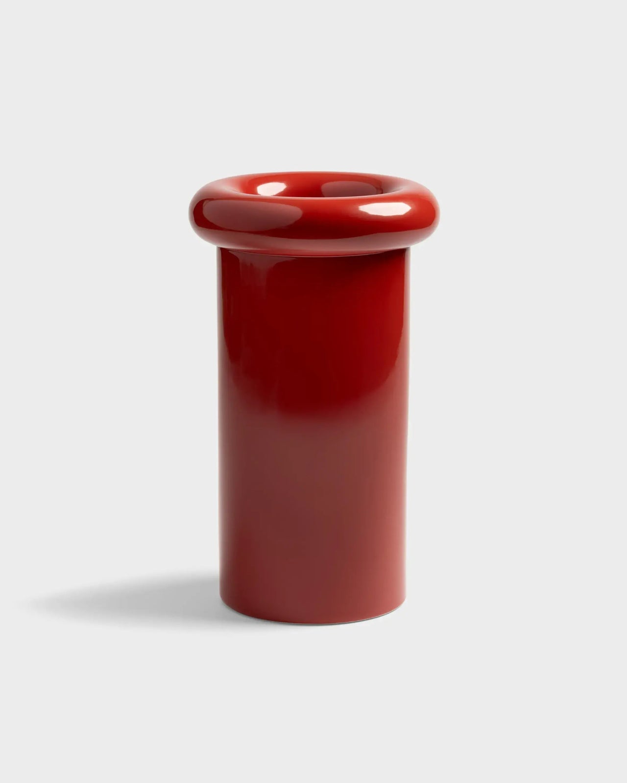 TURBAN Vase • Dunkelrot