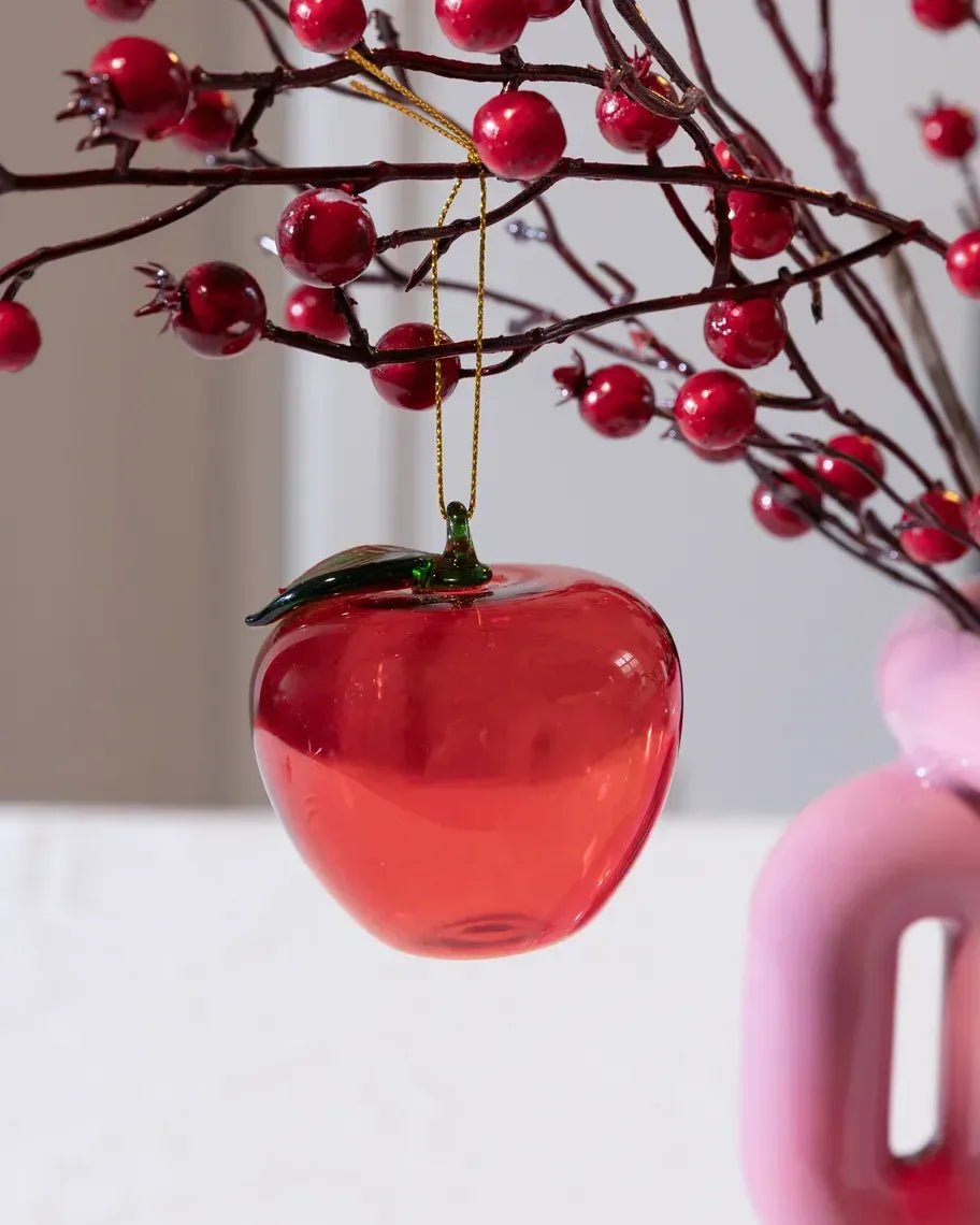 &Klevering - Weihnachtskugel Apfel - Weihnachtskugel - ROSA ECK